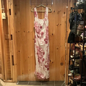 New REFORMATION Earl silk dress